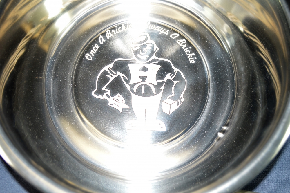 Ace Laser Tek laser marked dog bowl