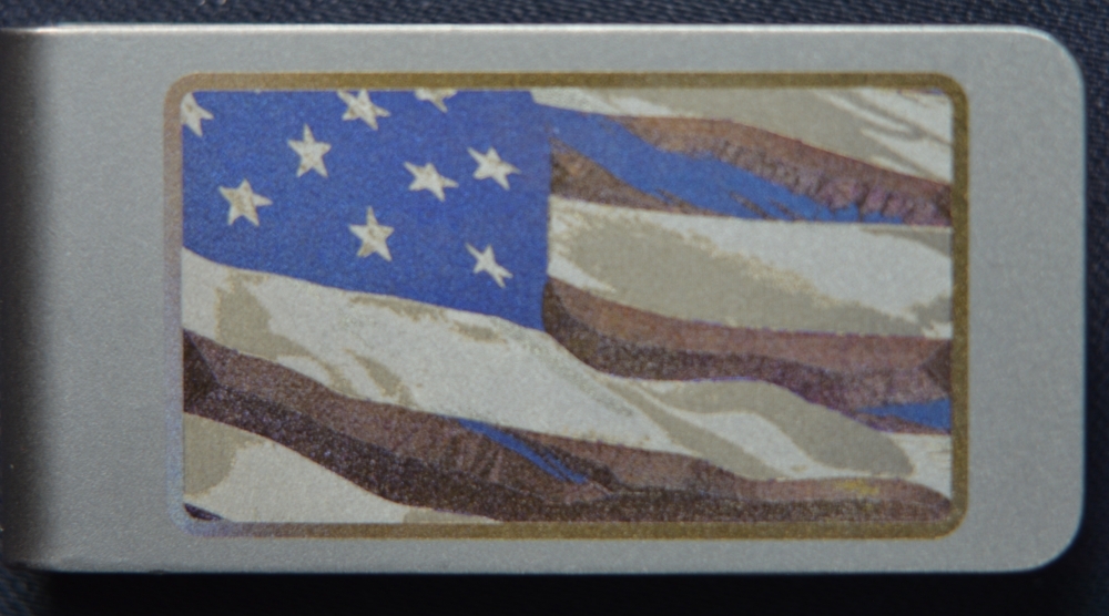 Ace Laser Tek laser marking titanium money clip (1)