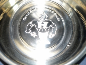 Ace Laser Tek laser marked dog bowl
