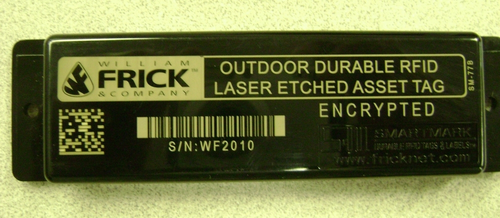 Ace Laser Tek laser marked RFID tag