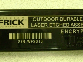 Ace Laser Tek laser marked RFID tag