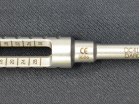 Ace Laser Tek laser marking on Chrome Plated Gage